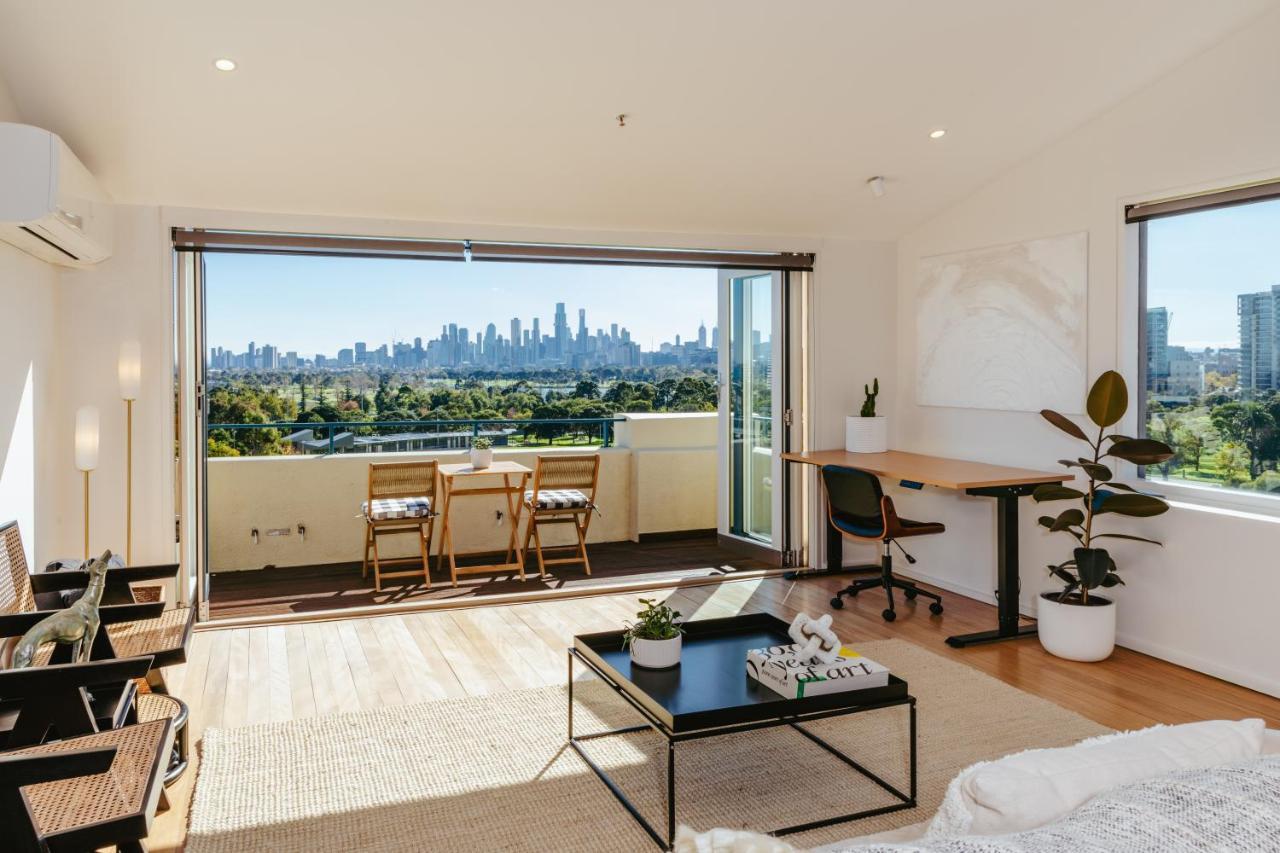 Spectacular Views Over Albert Park Melbourne Exterior foto