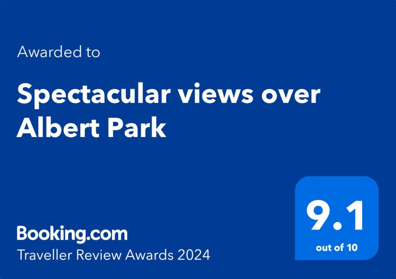 Spectacular Views Over Albert Park Melbourne Exterior foto